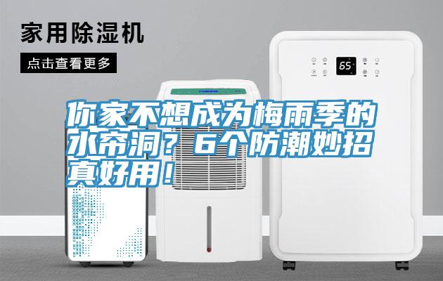你家不想成為梅雨季的水簾洞?6個防潮妙招真好用!