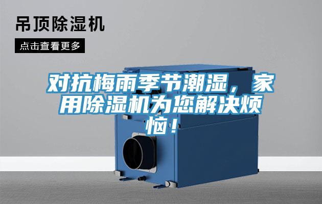 對抗梅雨季節潮濕,家用除濕機為您解決煩惱!
