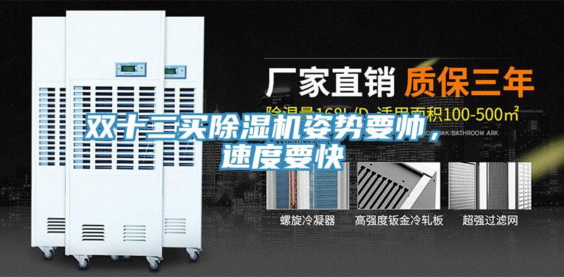 雙十二買除濕機(jī)姿勢要帥， 速度要快