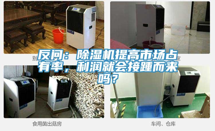 反問:除濕機提高市場占有率,利潤就會接踵而來嗎?