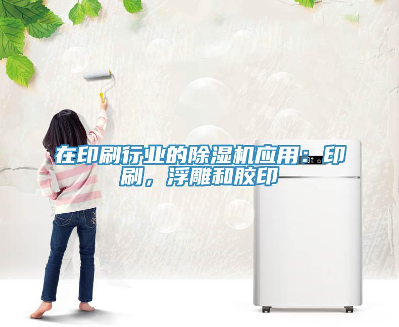 在印刷行業的除濕機應用：印刷，浮雕和膠印