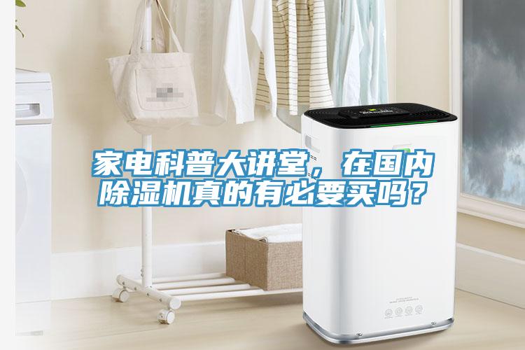 家電科普大講堂，在國內除濕機真的有必要買嗎？
