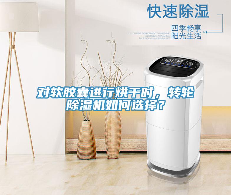 對軟膠囊進行烘干時，轉(zhuǎn)輪除濕機如何選擇？