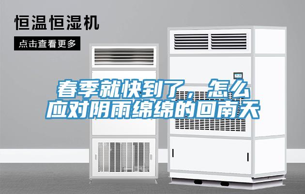 春季就快到了，怎么應對陰雨綿綿的回南天
