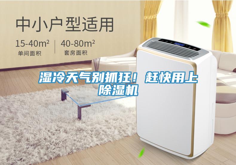 濕冷天氣別抓狂！趕快用上除濕機