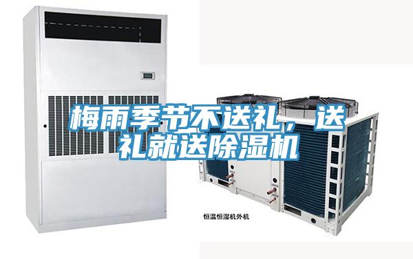 梅雨季節不送禮，送禮就送除濕機