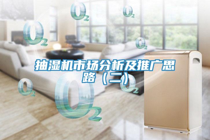 抽濕機市場分析及推廣思路(二)