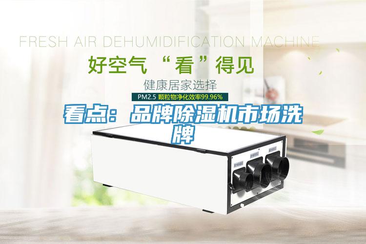 看點(diǎn)：品牌除濕機(jī)市場(chǎng)洗牌