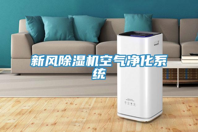新風除濕機空氣凈化系統