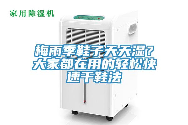 梅雨季鞋子天天濕？大家都在用的輕松快速干鞋法