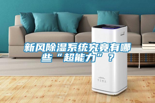 新風(fēng)除濕系統(tǒng)究竟有哪些“超能力”？