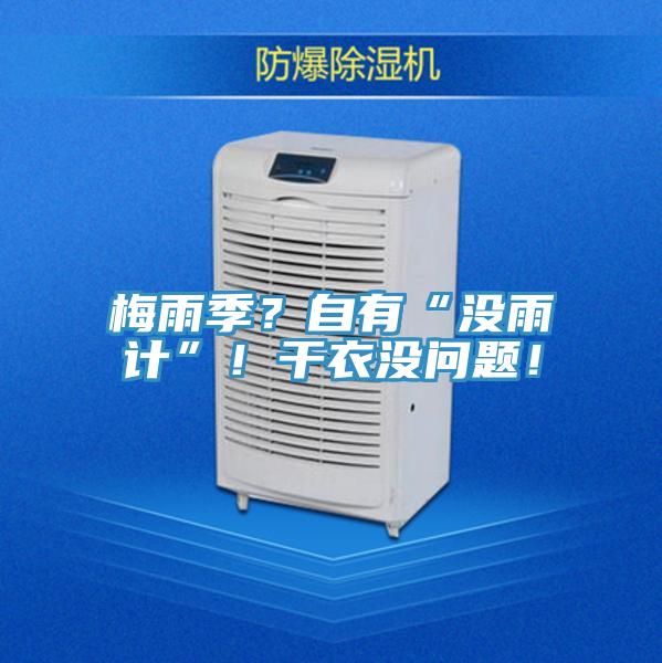梅雨季？自有“沒雨計”！干衣沒問題！
