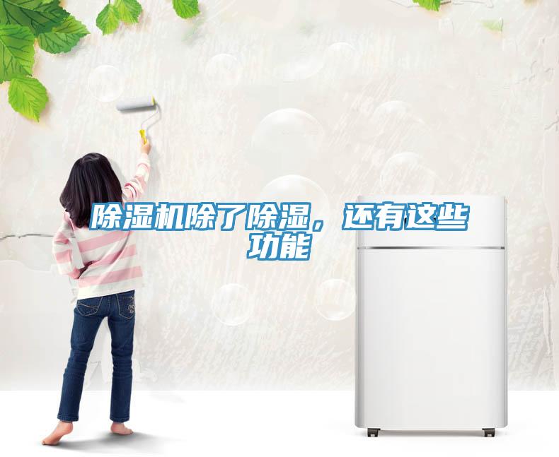 除濕機除了除濕，還有這些功能