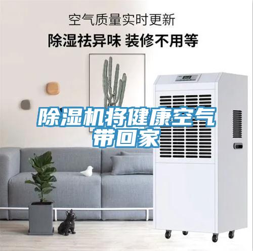 除濕機將健康空氣帶回家