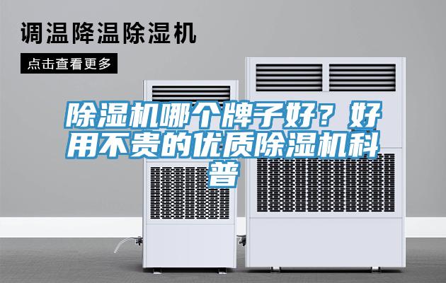 除濕機哪個牌子好？好用不貴的優(yōu)質(zhì)除濕機科普