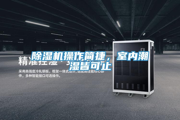 除濕機(jī)操作簡捷，室內(nèi)潮濕皆可止