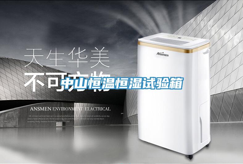 中山恒溫恒濕試驗箱