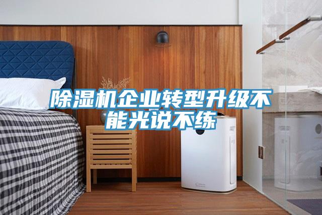 除濕機企業轉型升級不能光說不練