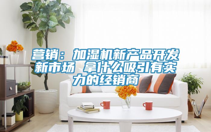 營(yíng)銷：加濕機(jī)新產(chǎn)品開(kāi)發(fā)新市場(chǎng) 拿什么吸引有實(shí)力的經(jīng)銷商