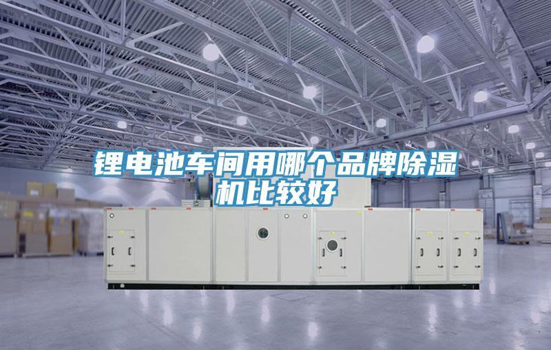 鋰電池車間用哪個品牌除濕機比較好