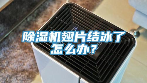 除濕機翅片結冰了怎么辦？