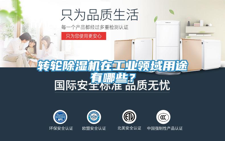 轉輪除濕機在工業領域用途有哪些？