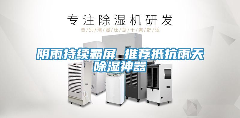 陰雨持續霸屏 推薦抵抗雨天除濕神器