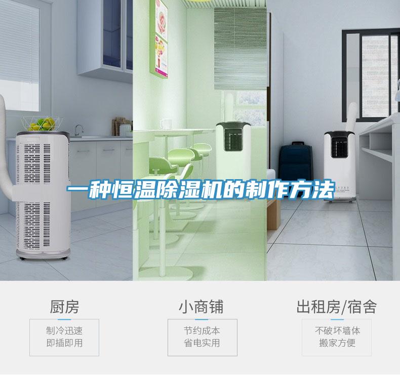 一種恒溫除濕機的制作方法
