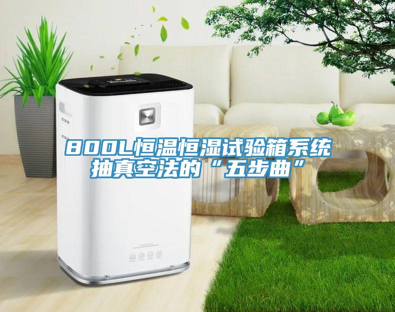800L恒溫恒濕試驗箱系統抽真空法的“五步曲”