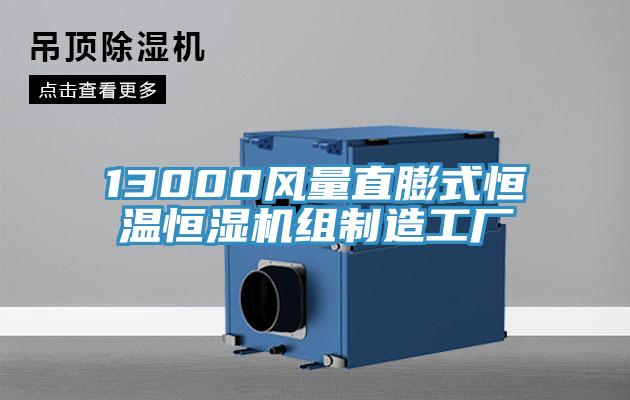 13000風量直膨式恒溫恒濕機組制造工廠