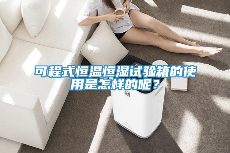 可程式恒溫恒濕試驗箱的使用是怎樣的呢？