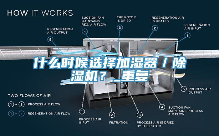 什么時候選擇加濕器／除濕機？_重復