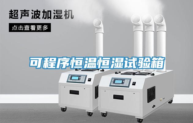 可程序恒溫恒濕試驗箱