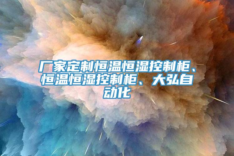 廠家定制恒溫恒濕控制柜、恒溫恒濕控制柜、大弘自動(dòng)化