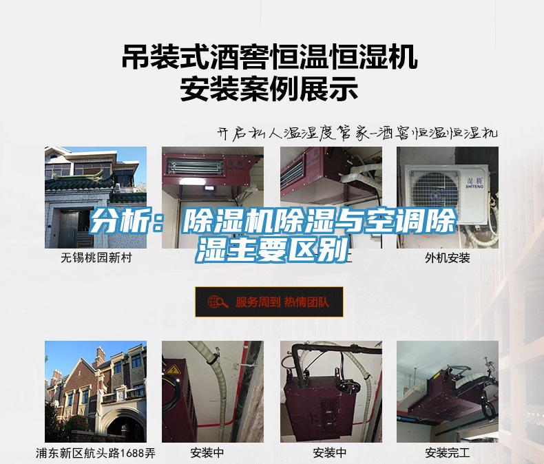 分析：除濕機除濕與空調除濕主要區別