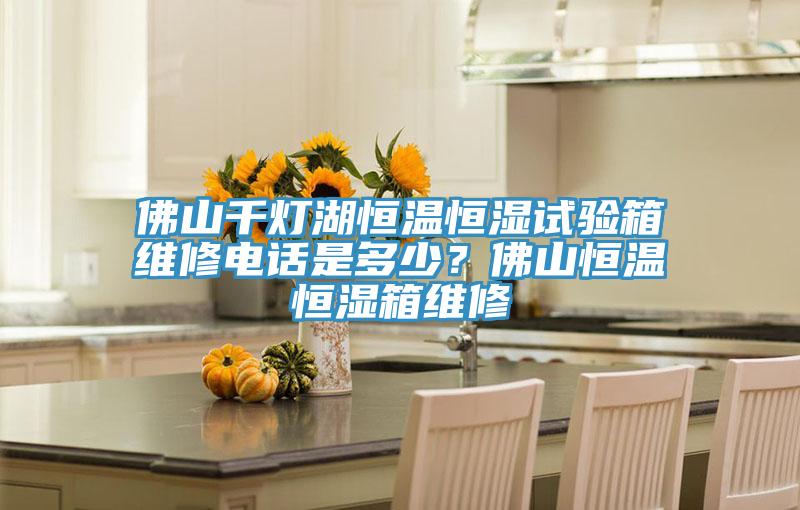 佛山千燈湖恒溫恒濕試驗箱維修電話是多少？佛山恒溫恒濕箱維修