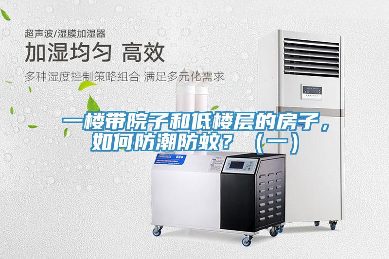 一樓帶院子和低樓層的房子,如何防潮防蚊?(一)