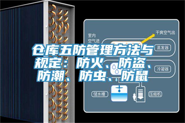 倉庫五防管理方法與規定:防火、防盜、防潮、防蟲、防鼠