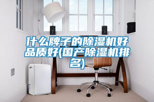 什么牌子的除濕機好品質好(國產除濕機排名)