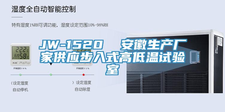 JW-1520  安徽生產(chǎn)廠家供應(yīng)步入式高低溫試驗(yàn)室