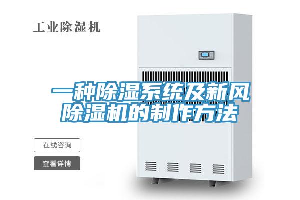 一種除濕系統(tǒng)及新風(fēng)除濕機的制作方法