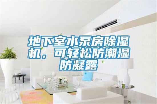 地下室水泵房除濕機(jī),可輕松防潮濕防凝露