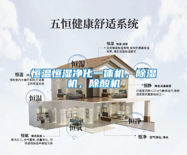 恒溫恒濕凈化一體機,除濕機,除酸機