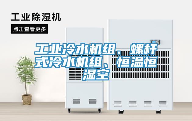 工業冷水機組、螺桿式冷水機組、恒溫恒濕空