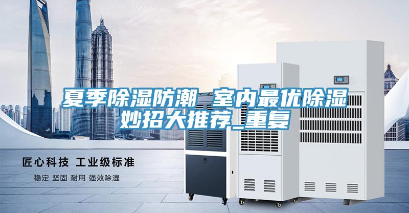 夏季除濕防潮 室內最優除濕妙招大推薦_重復