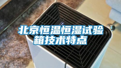 北京恒溫恒濕試驗箱技術特點