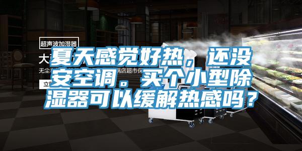 夏天感覺好熱，還沒安空調(diào)。買個(gè)小型除濕器可以緩解熱感嗎？