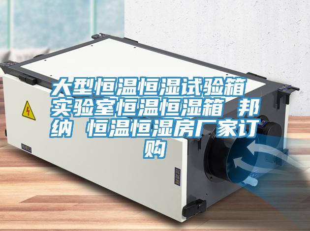 大型恒溫恒濕試驗箱 實驗室恒溫恒濕箱 邦納 恒溫恒濕房廠家訂購
