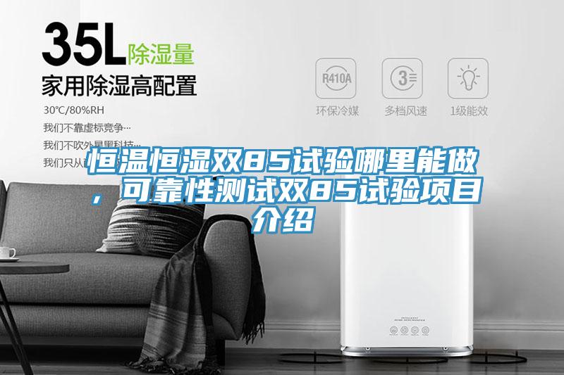 恒溫恒濕雙85試驗哪里能做,可靠性測試雙85試驗項目介紹