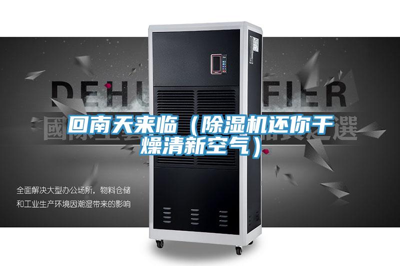 回南天來臨(除濕機還你干燥清新空氣)